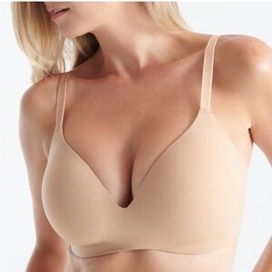 Knix Wingwoman Contour Bra Sz 0 New Nude Wireless